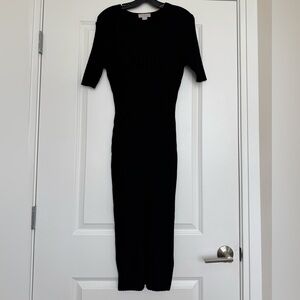 H&M Ribbed Knit Bodycon Dress, M